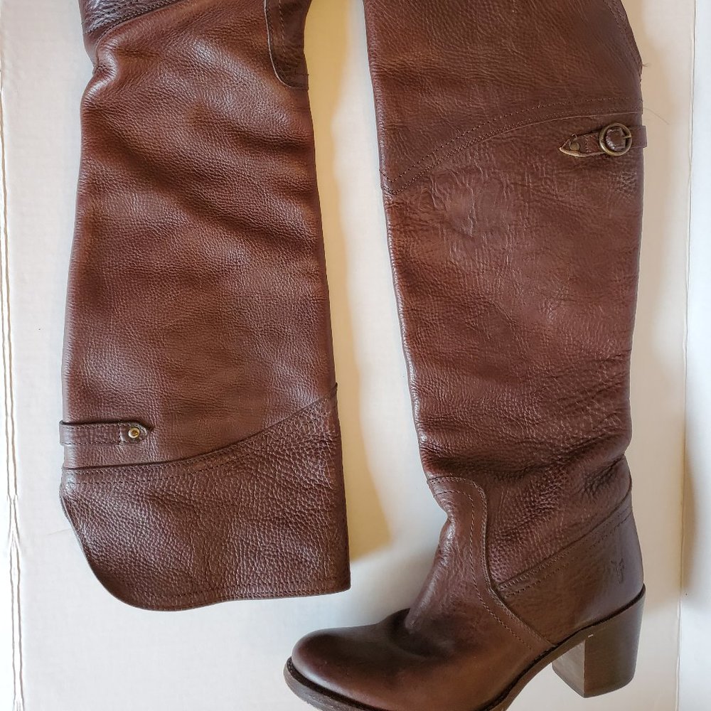 Frye Jane Boots 77595 size 8.5B Jane Tall Cuff